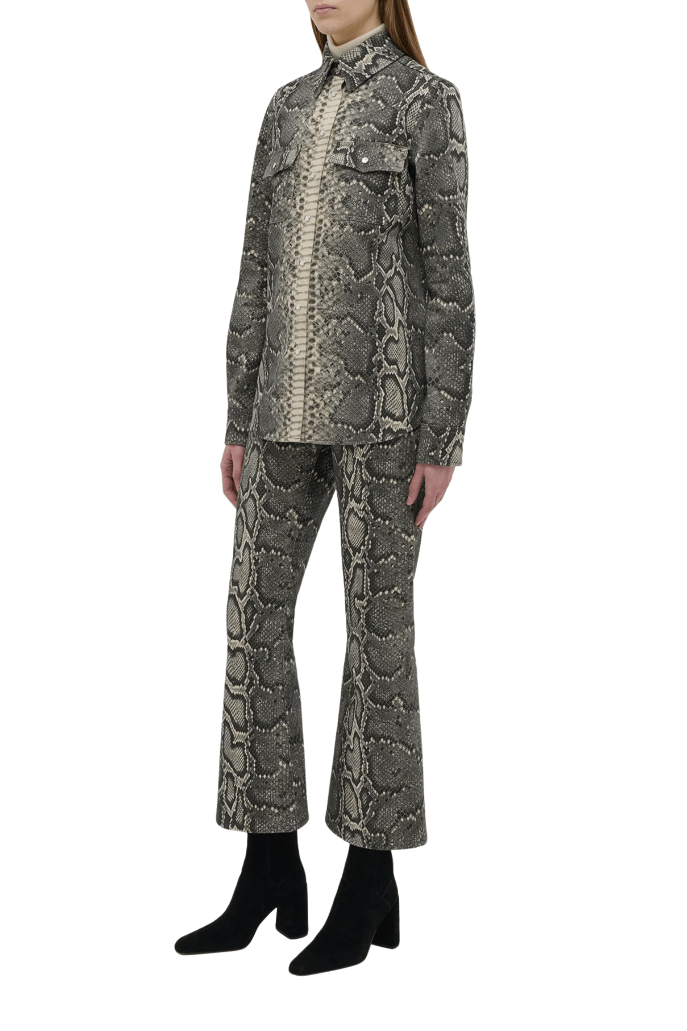 Gabriela Hearst Ezra Bootcut Jean - Vermillion