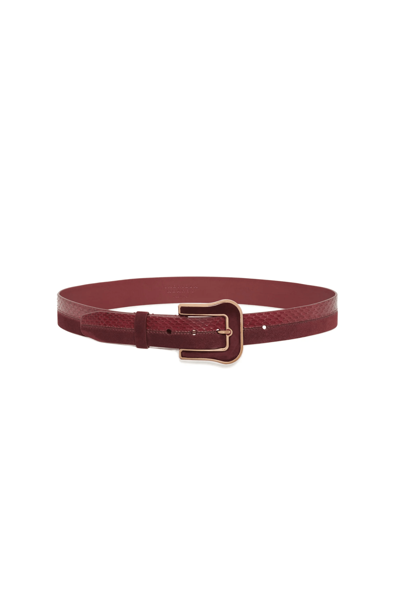 Gabriela Hearst Maireed Belt - Vermillion