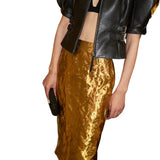 Gabriela Hearst Manuela Skirt - Vermillion