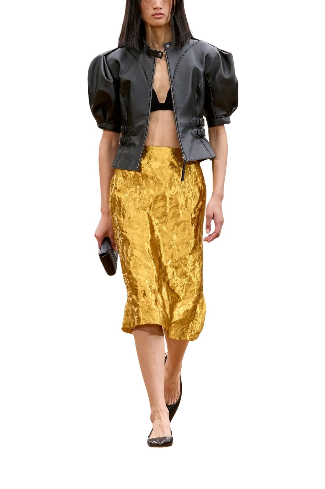 Gabriela Hearst Manuela Skirt - Vermillion