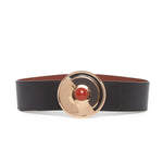 Gabriela Hearst Moya Reversible Belt - Vermillion