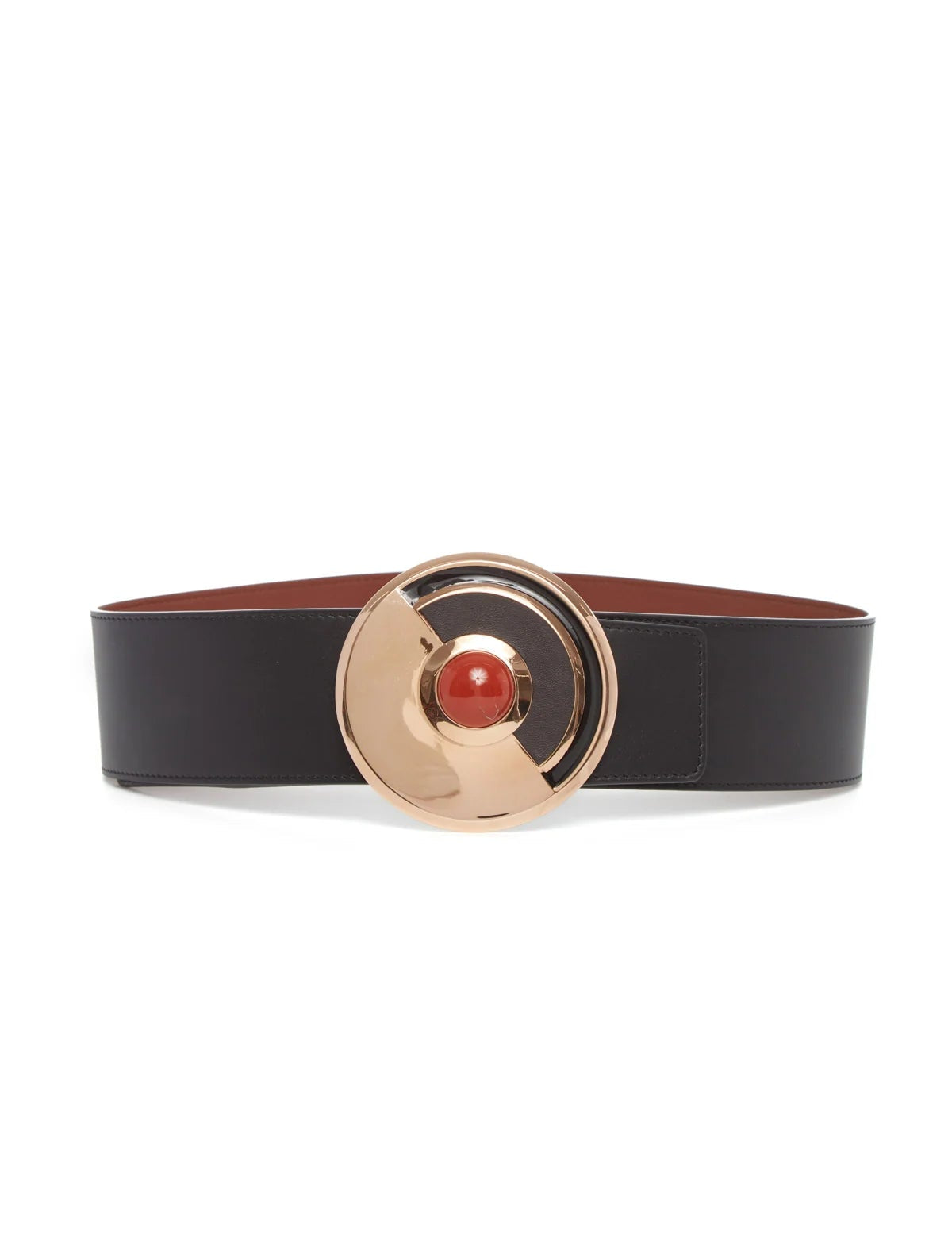 Gabriela Hearst Moya Reversible Belt - Vermillion