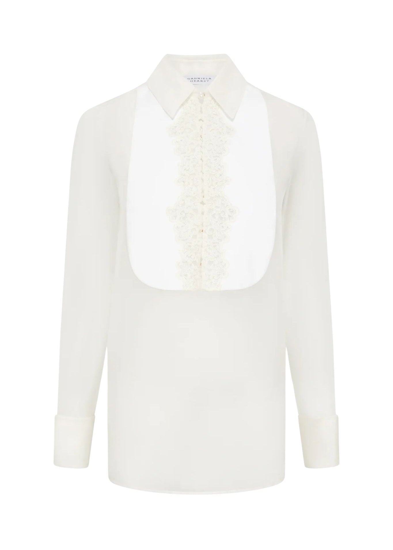 Gabriela Hearst Oriana Blouse - Vermillion