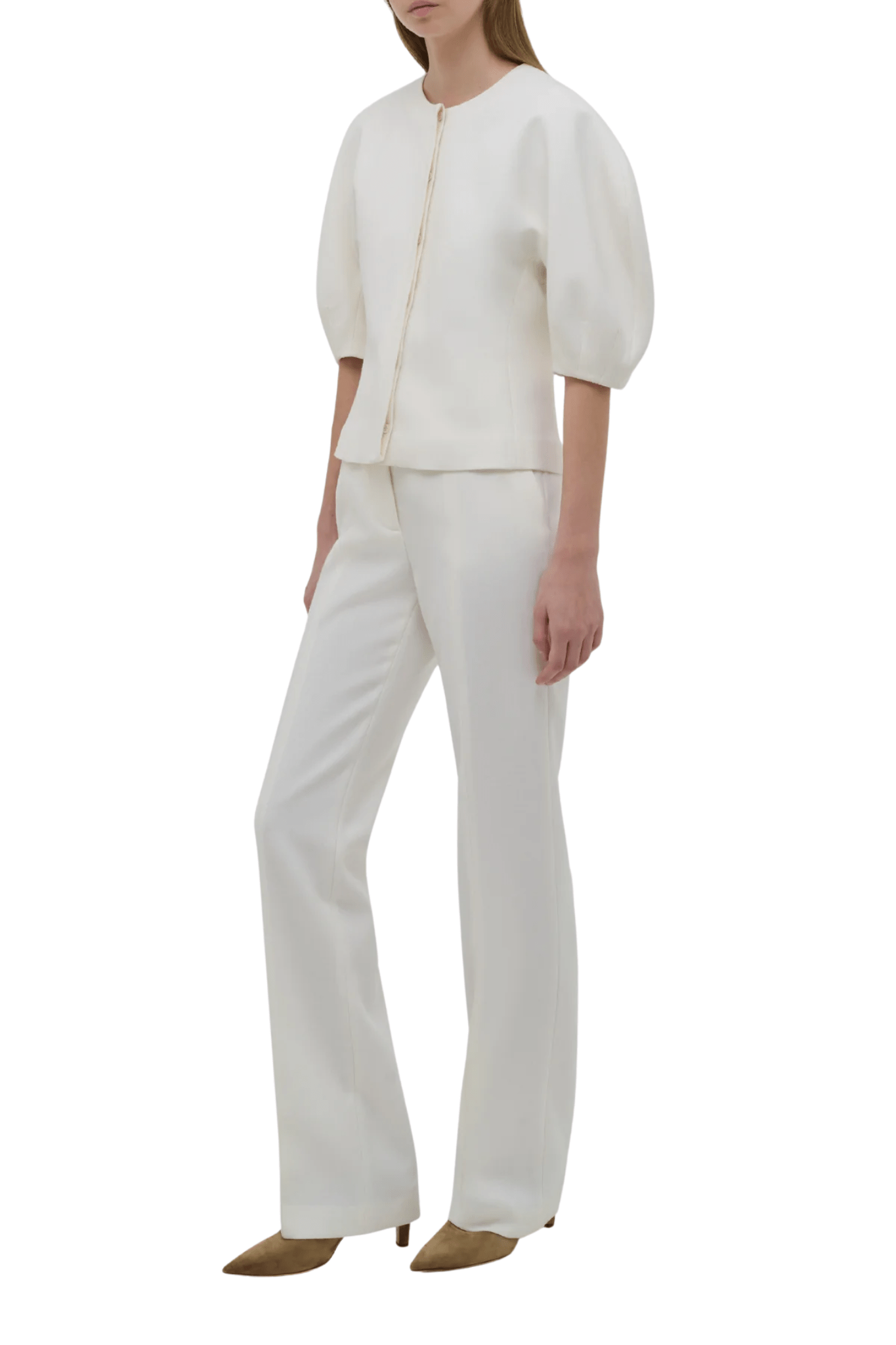 Gabriela Hearst Waverly Top - Vermillion