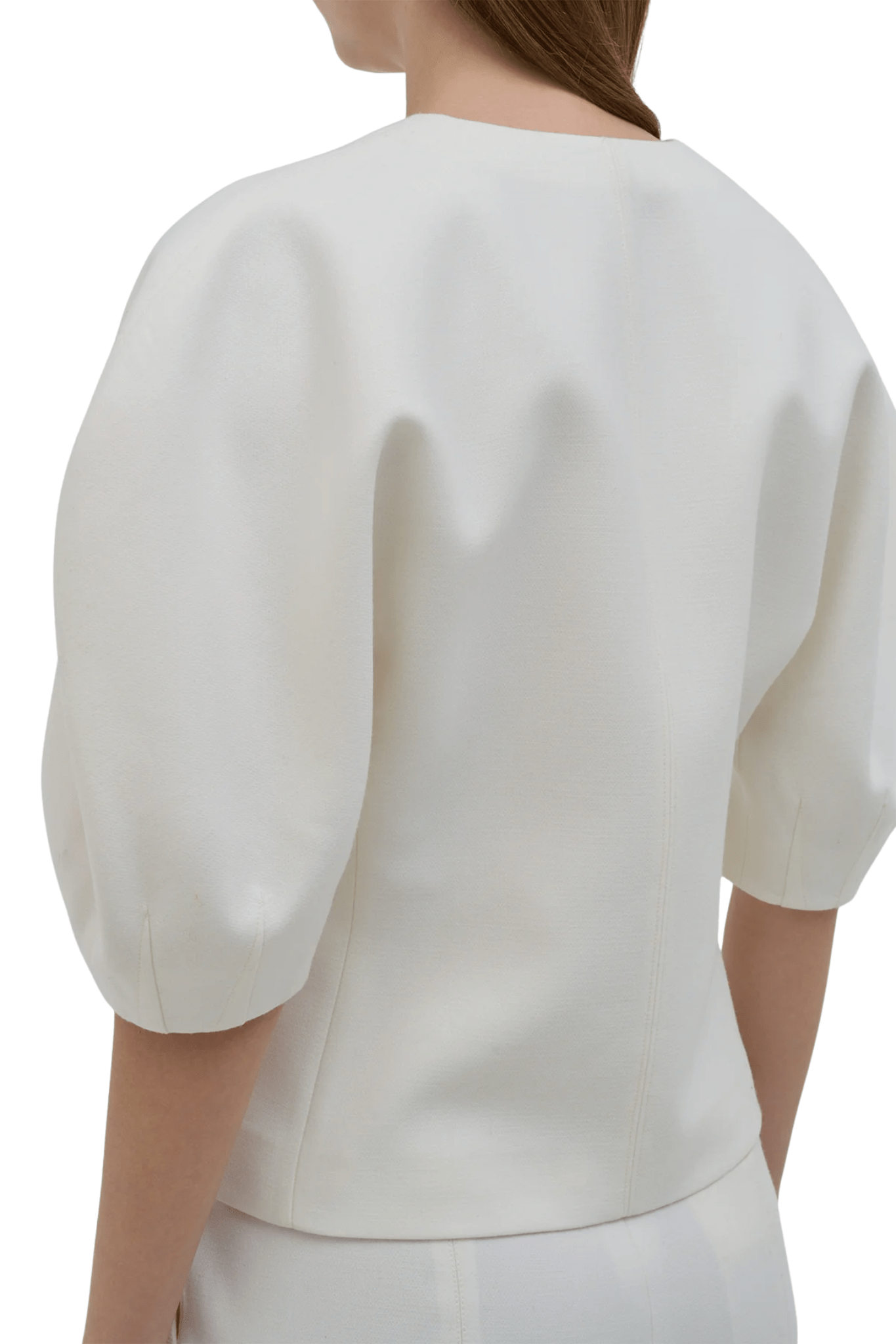 Gabriela Hearst Waverly Top - Vermillion