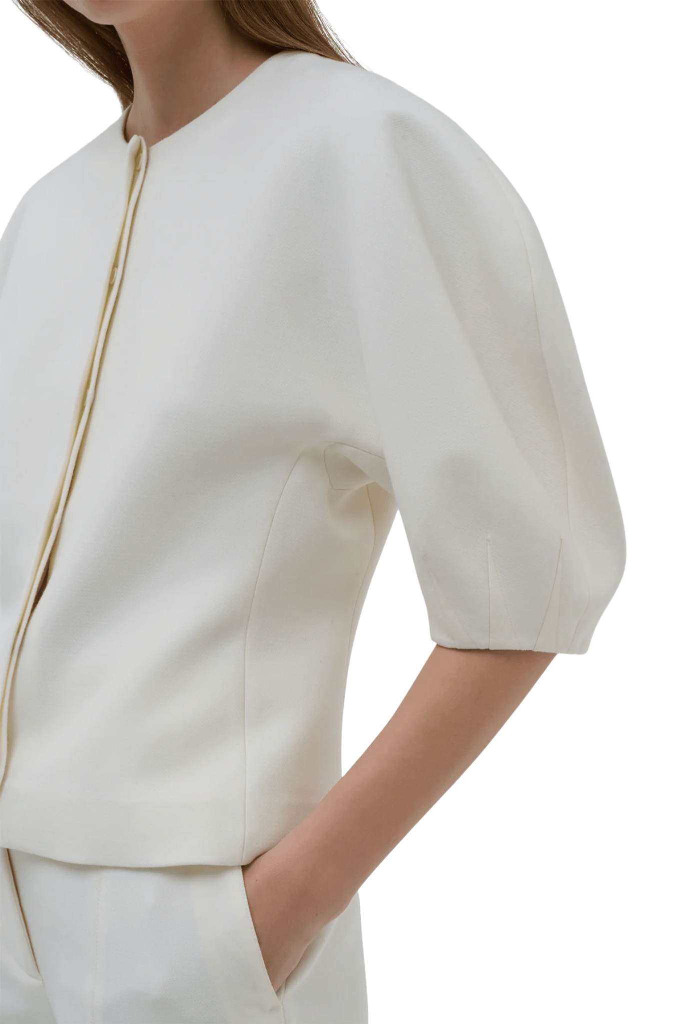 Gabriela Hearst Waverly Top - Vermillion