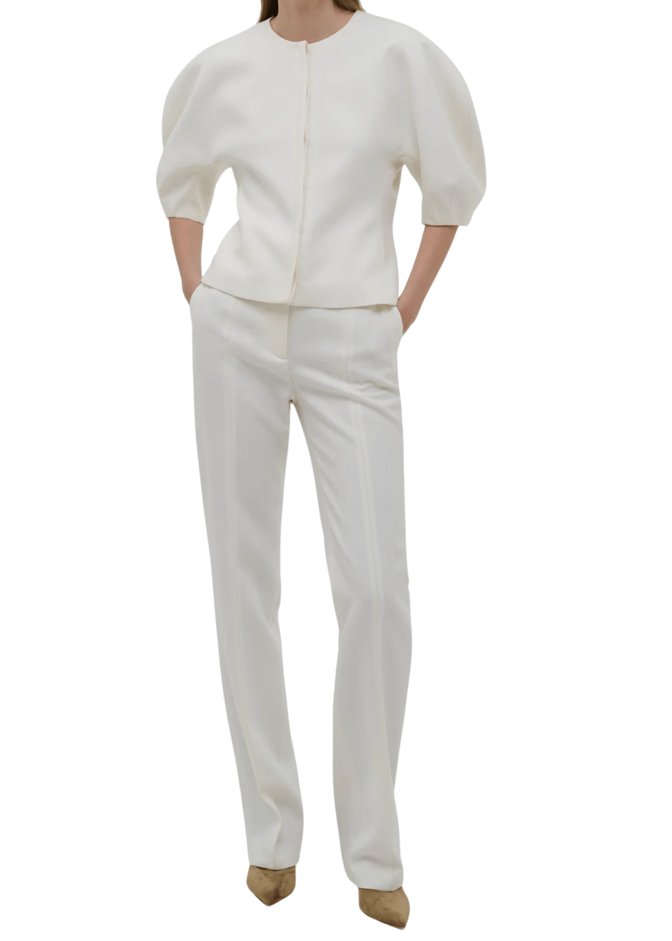 Gabriela Hearst Waverly Top - Vermillion