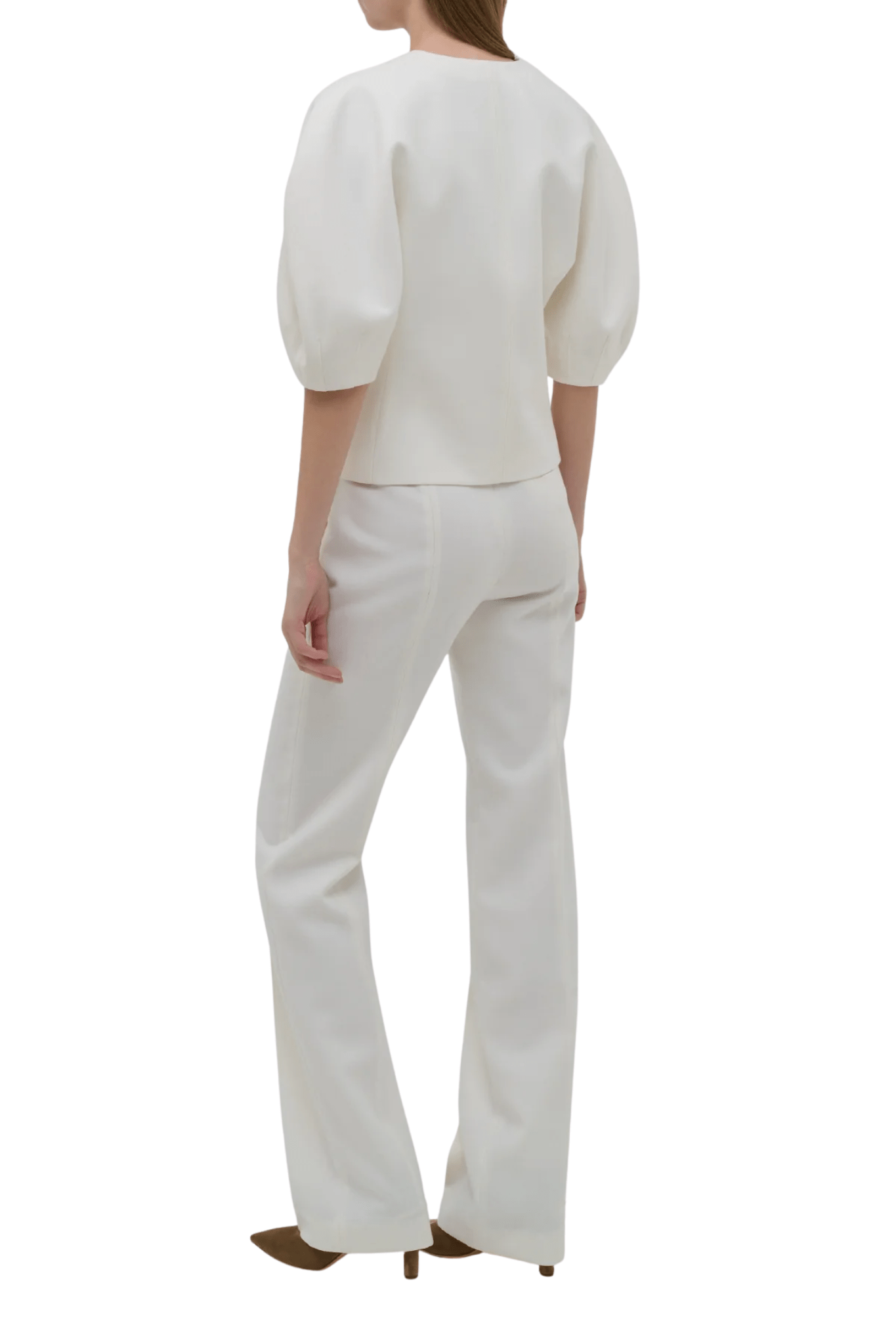 Gabriela Hearst Waverly Top - Vermillion