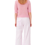 Ganni Washed Cotton Canvas Drawstring Pants - Vermillion