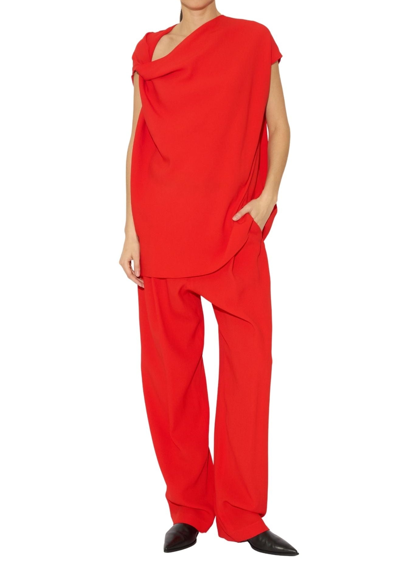 Gauchere Top G226-07031 - Vermillion