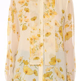 Giambattista Valli Floral Blouse - Vermillion