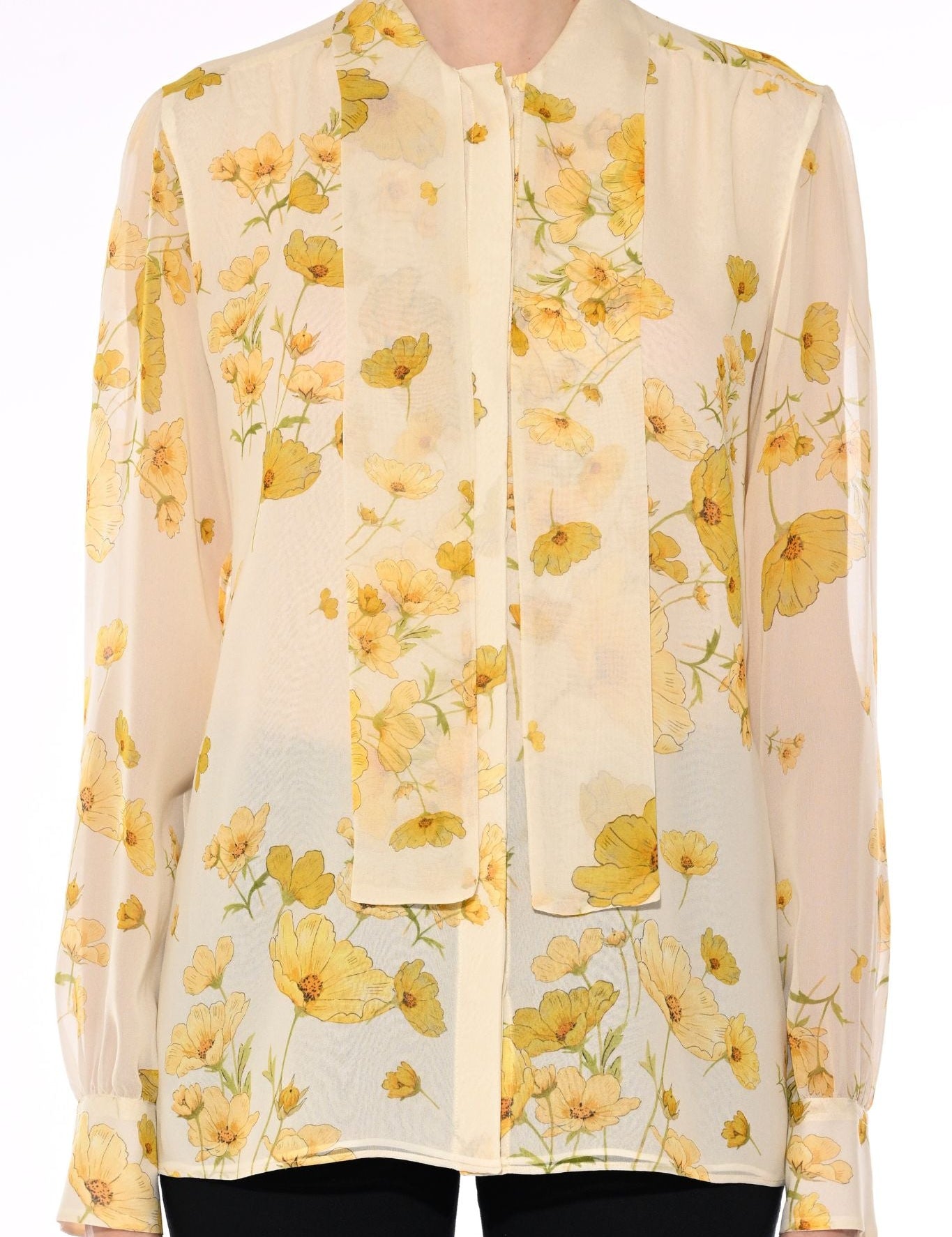 Giambattista Valli Floral Blouse - Vermillion