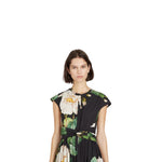 Giambattista Valli Giant Bloom Popeline Dress - Vermillion