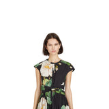 Giambattista Valli Giant Bloom Popeline Dress - Vermillion