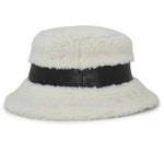 Gigi Burris Molly Shearling Bucket Hat - Vermillion