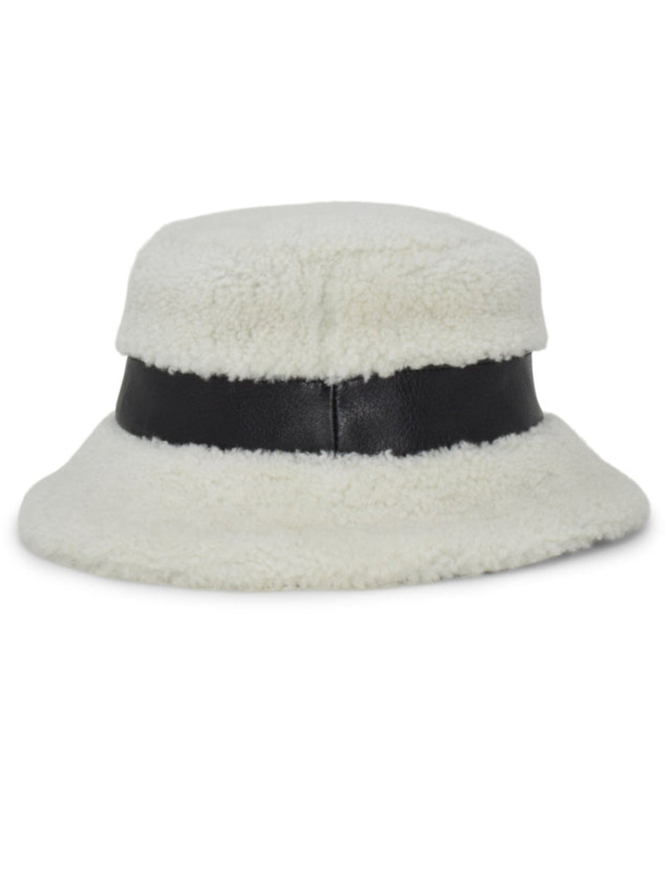 Gigi Burris Molly Shearling Bucket Hat - Vermillion