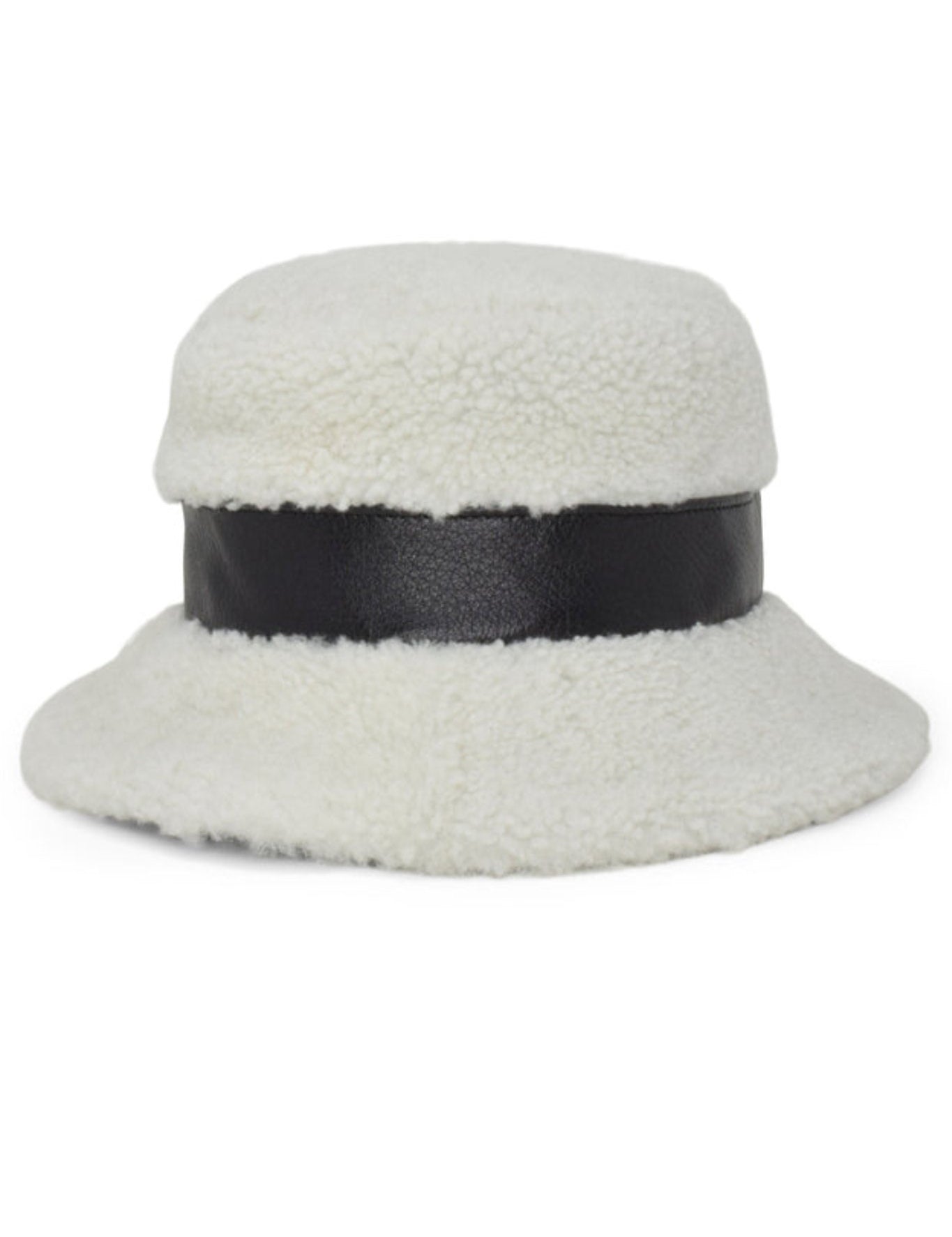 Gigi Burris Molly Shearling Bucket Hat - Vermillion