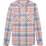 God's True Cashmere Al's Run Tartan Shirt - Vermillion