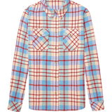 God's True Cashmere Al's Run Tartan Shirt - Vermillion