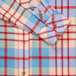 God's True Cashmere Al's Run Tartan Shirt - Vermillion