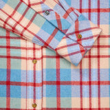 God's True Cashmere Al's Run Tartan Shirt - Vermillion