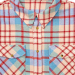 God's True Cashmere Al's Run Tartan Shirt - Vermillion