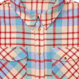 God's True Cashmere Al's Run Tartan Shirt - Vermillion