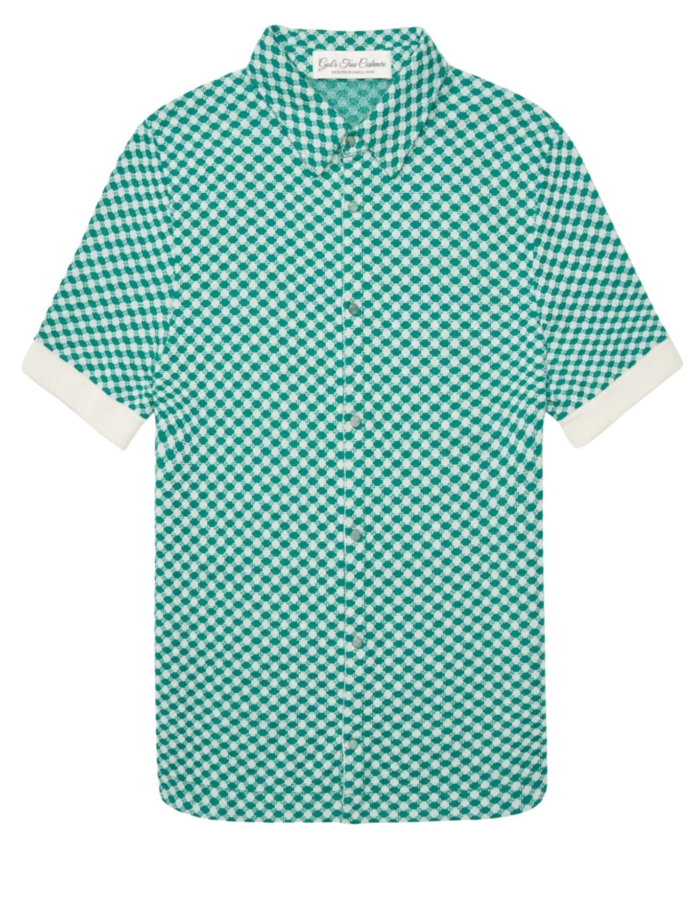 God's True Cashmere Checkered Shirt - Vermillion