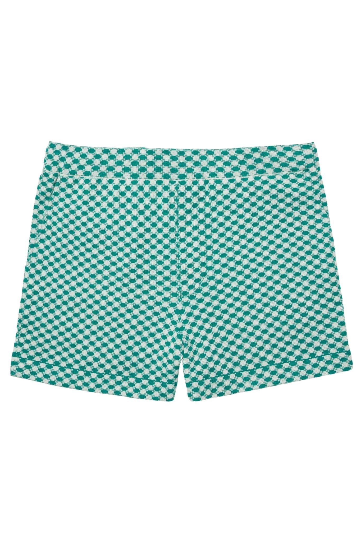 God's True Cashmere Checkered Shorts - Vermillion