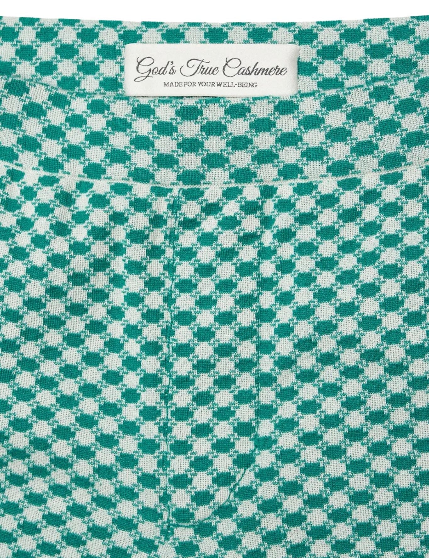 God's True Cashmere Checkered Shorts - Vermillion