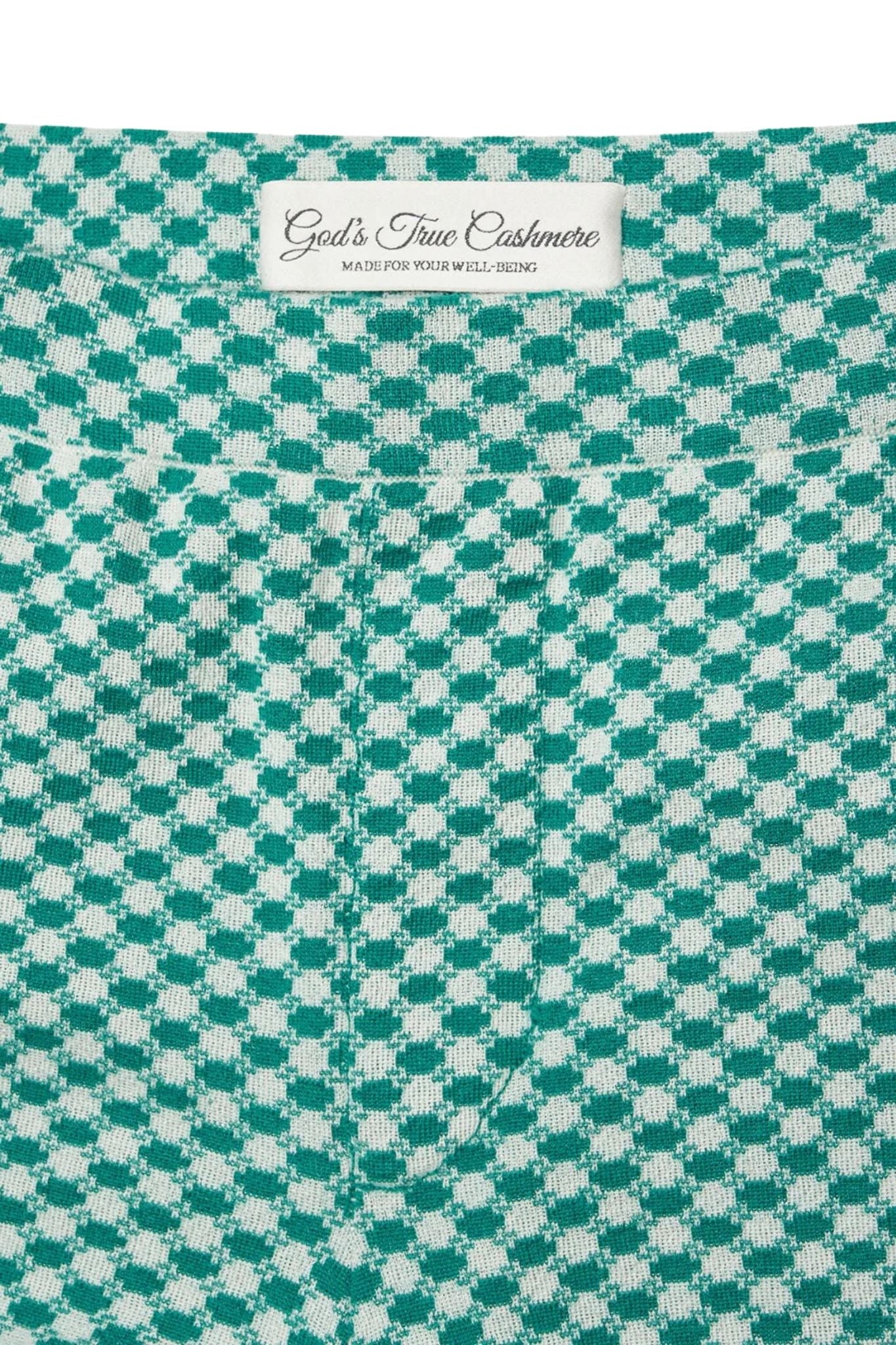 God's True Cashmere Checkered Shorts - Vermillion