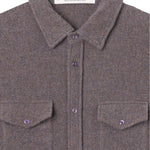 God's True Cashmere Espresso Cashmere shirt w/ Amethyst - Vermillion