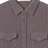 God's True Cashmere Espresso Cashmere shirt w/ Amethyst - Vermillion