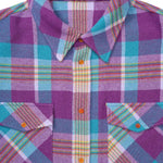 God's True Cashmere Jean's Glade Tartan Shirt - Vermillion