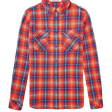 God's True Cashmere Totally Wired Tartan Shirt - Vermillion