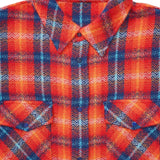 God's True Cashmere Totally Wired Tartan Shirt - Vermillion