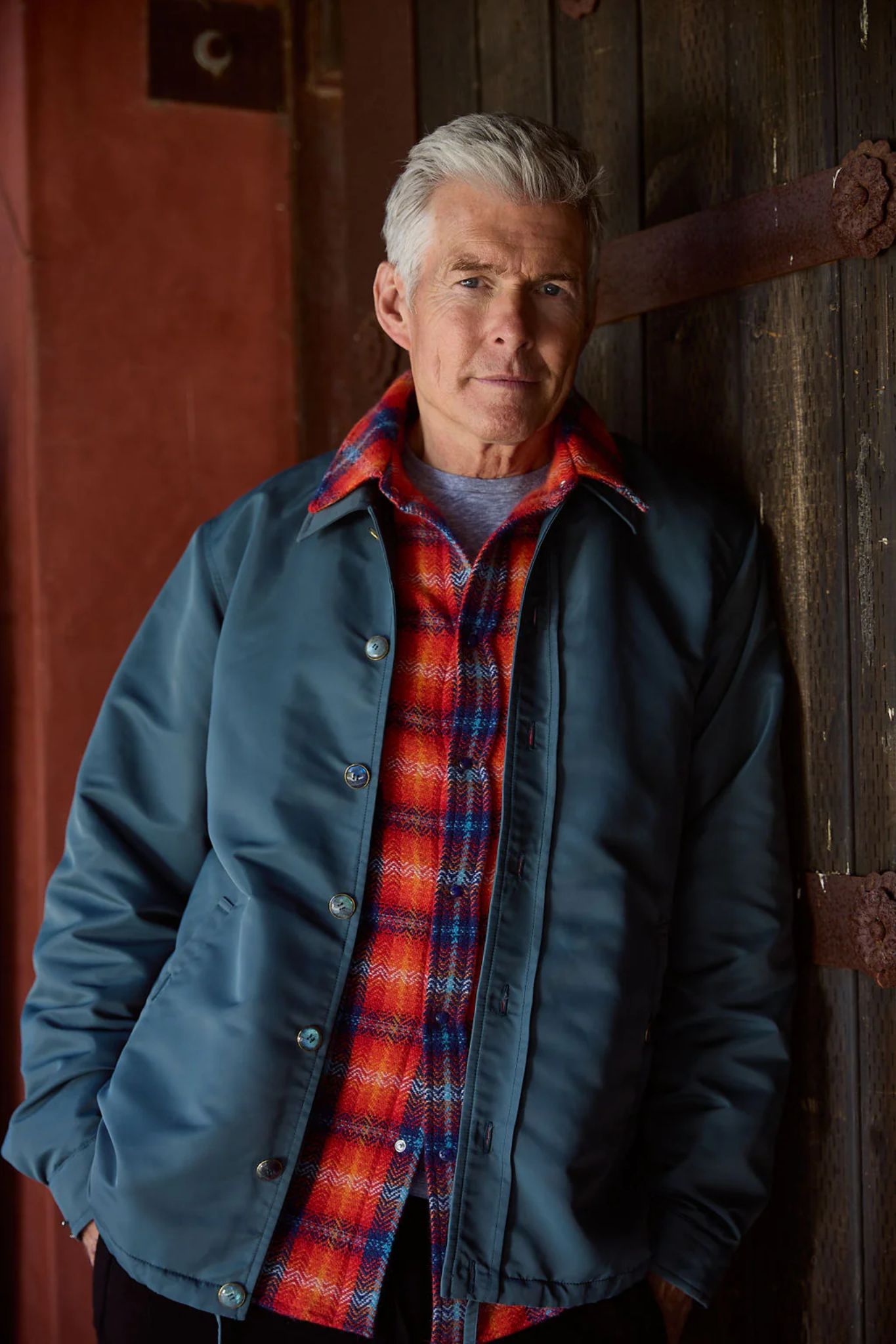 God's True Cashmere Totally Wired Tartan Shirt - Vermillion