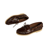 Golden Goose Boat Mocassin - Vermillion