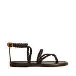 Golden Goose Braided Leather Sandal - Vermillion