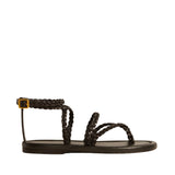 Golden Goose Braided Leather Sandal - Vermillion