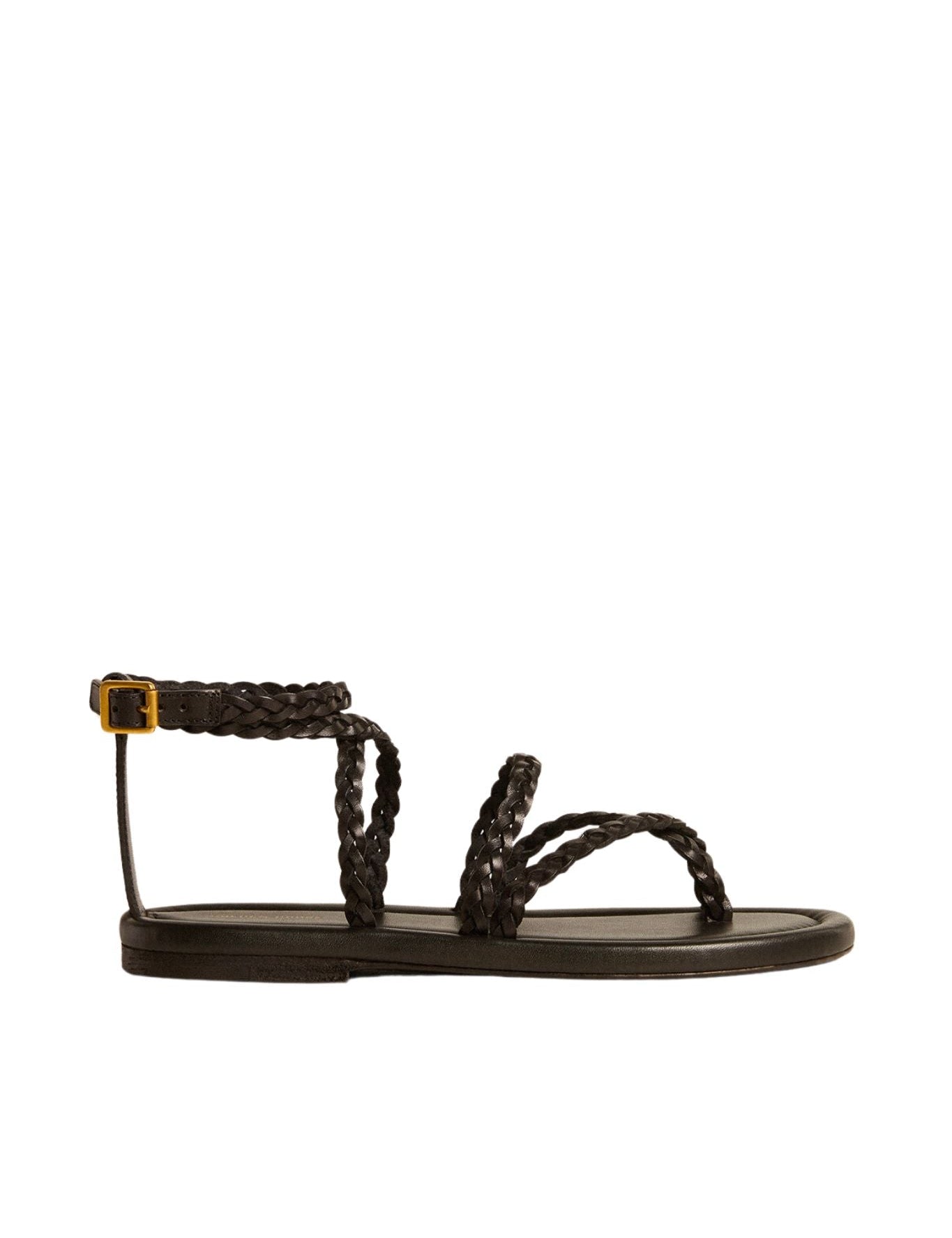 Golden Goose Braided Leather Sandal - Vermillion