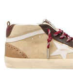Golden Goose Mid Star - Vermillion
