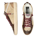 Golden Goose Mid Star - Vermillion