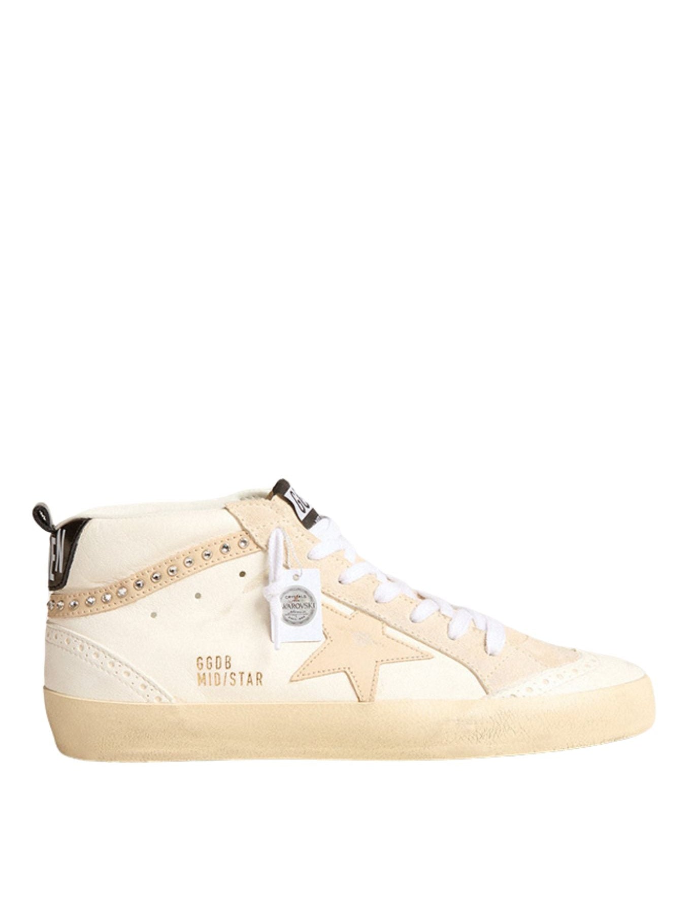 Golden Goose Midstar Studded Sneaker - Vermillion