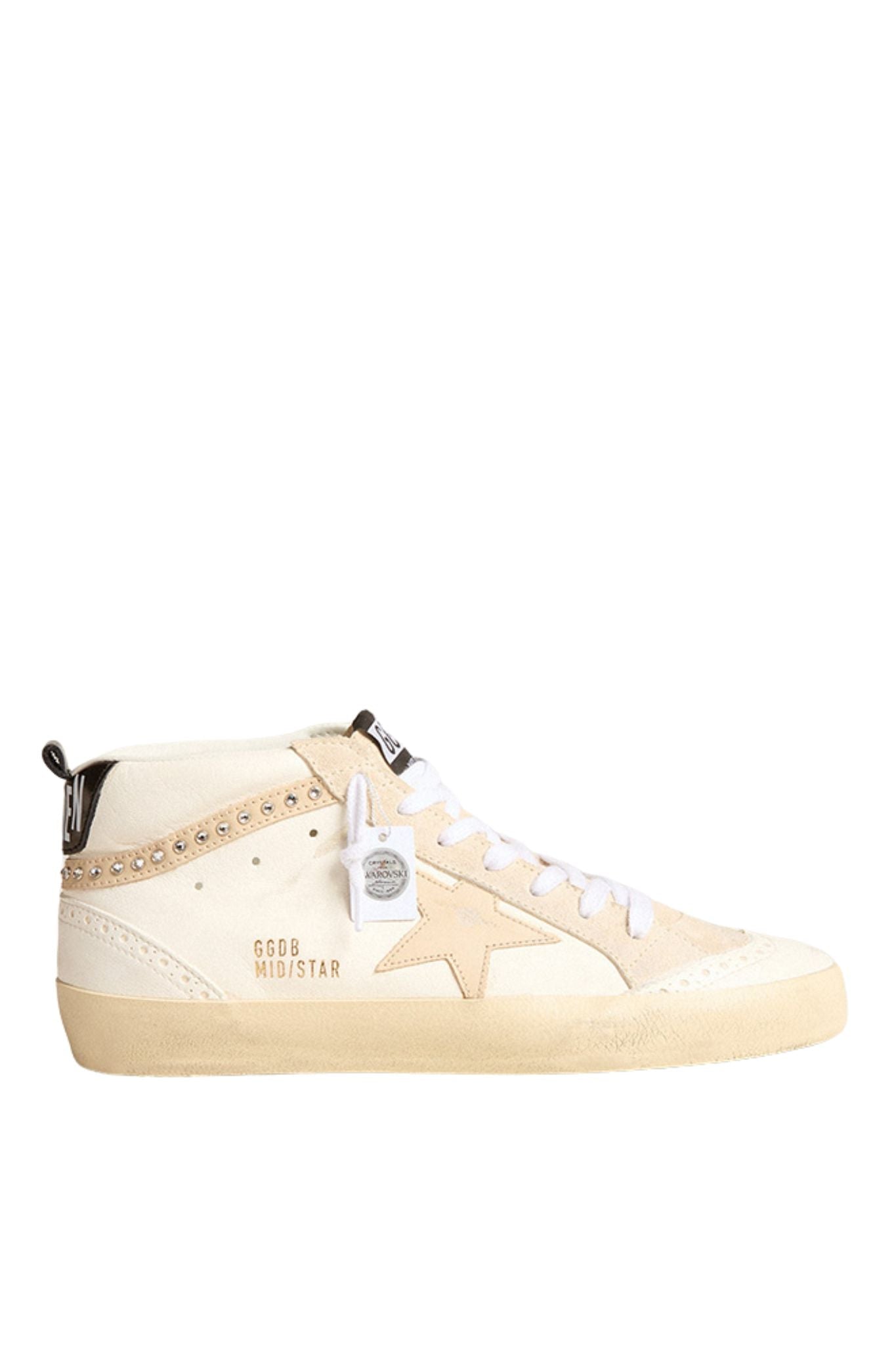 Golden Goose Midstar Studded Sneaker - Vermillion