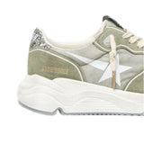 Golden Goose Running And Suede Upper - Vermillion