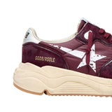 Golden Goose Running Nylon Upper - Vermillion