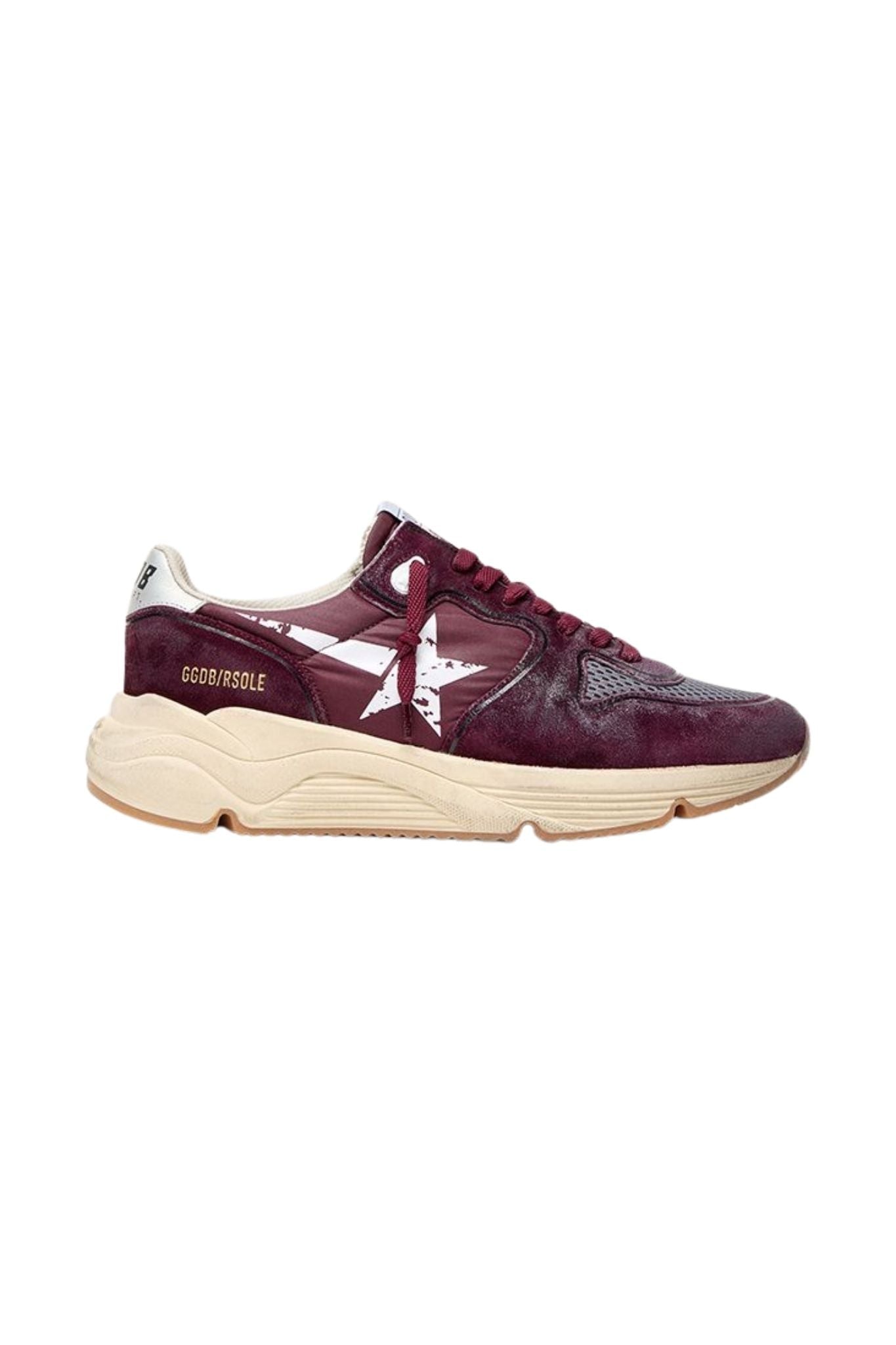 Golden Goose Running Nylon Upper - Vermillion