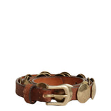 Golden Goose Trinidad Studded Belt - Vermillion