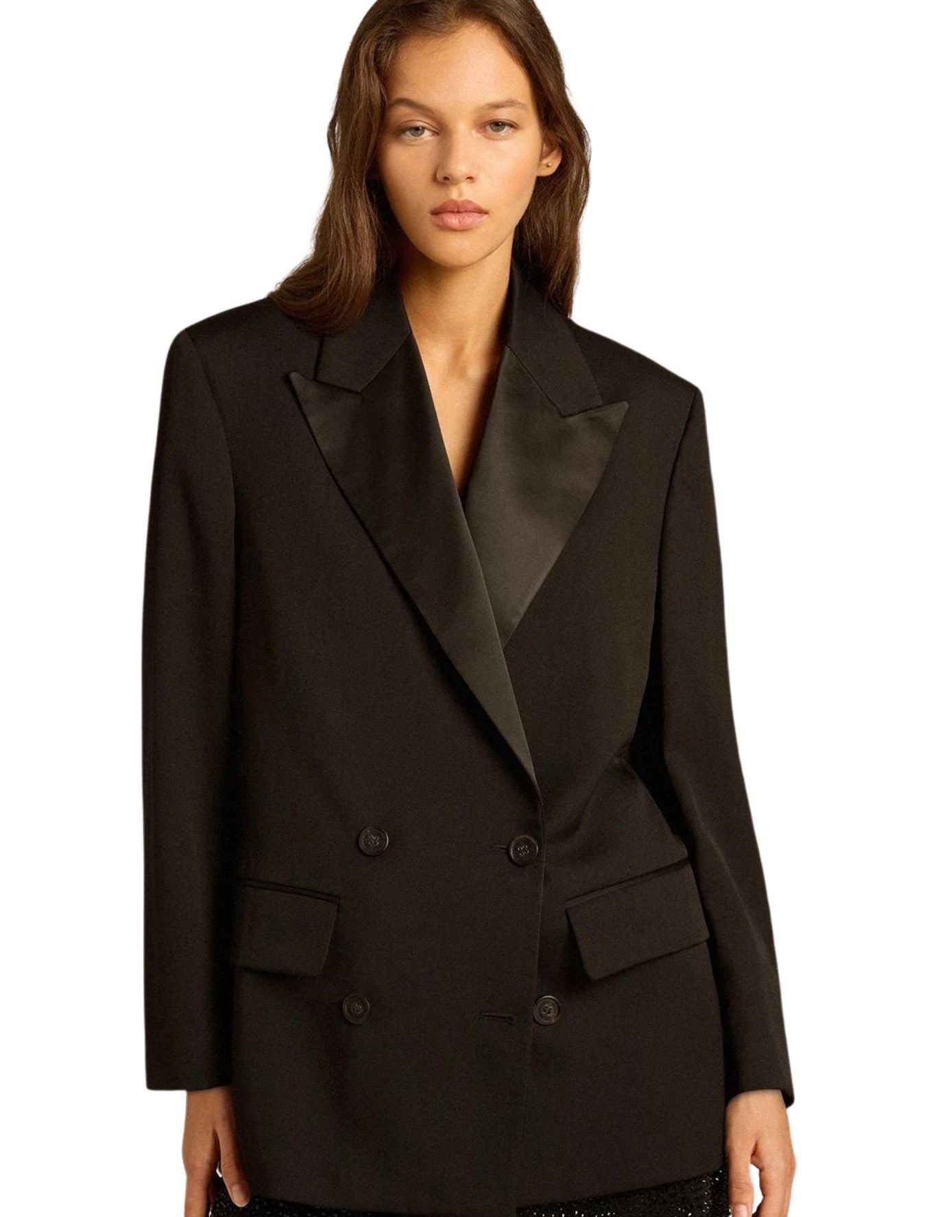 Golden Goose Tuxedo Boyfriend Jacket - Vermillion